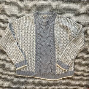 Storia Gray Cable Knit Women's Sweater